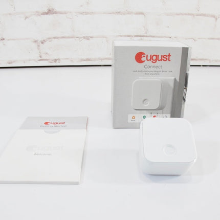 August AUG - AC02 Connect Wi - Fi Bridge - Alexa,Google Assistant, August Smart Lock - ZeereeZ