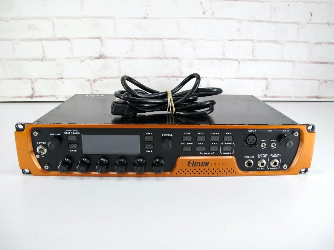 Avid Eleven Rack Digital I/O Guitar Multi Effects Studio Recording Sof ...