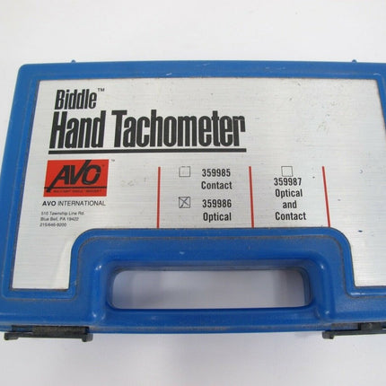 AVO Biddle Handheld Digital Meter Hand Tachometer - ZeereeZ