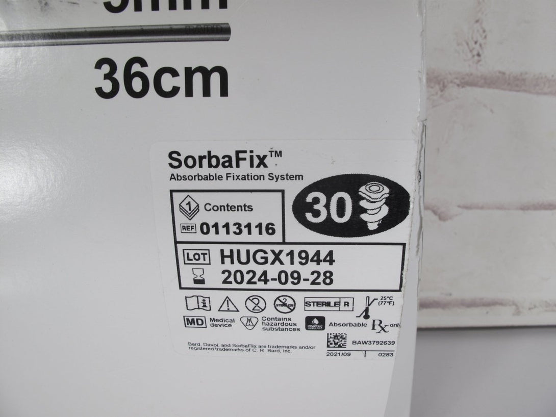 Bard SorbaFix HUGX1944 Absorbable Fixation System - ZeereeZ