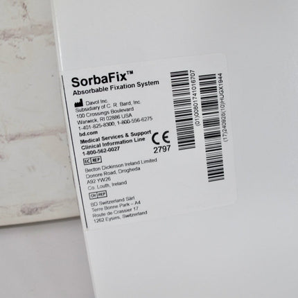Bard SorbaFix HUGX1944 Absorbable Fixation System - ZeereeZ