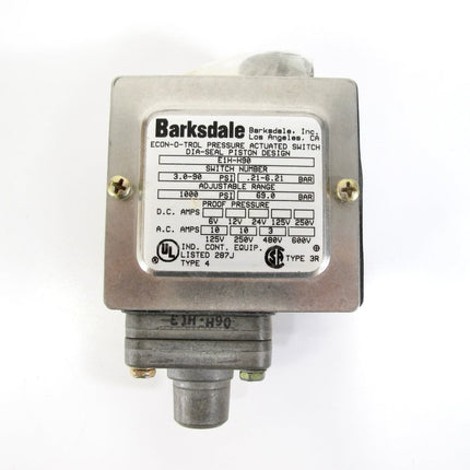 Barksdale E1H - H90 Econ - O - Trol Mechanical Actuated Pressure Switch - ZeereeZ