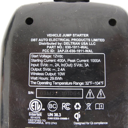 Battery Tender 1000 Amp Vehicle Jump Starter Portable Power Bank 030 - 1011 - WAL - ZeereeZ