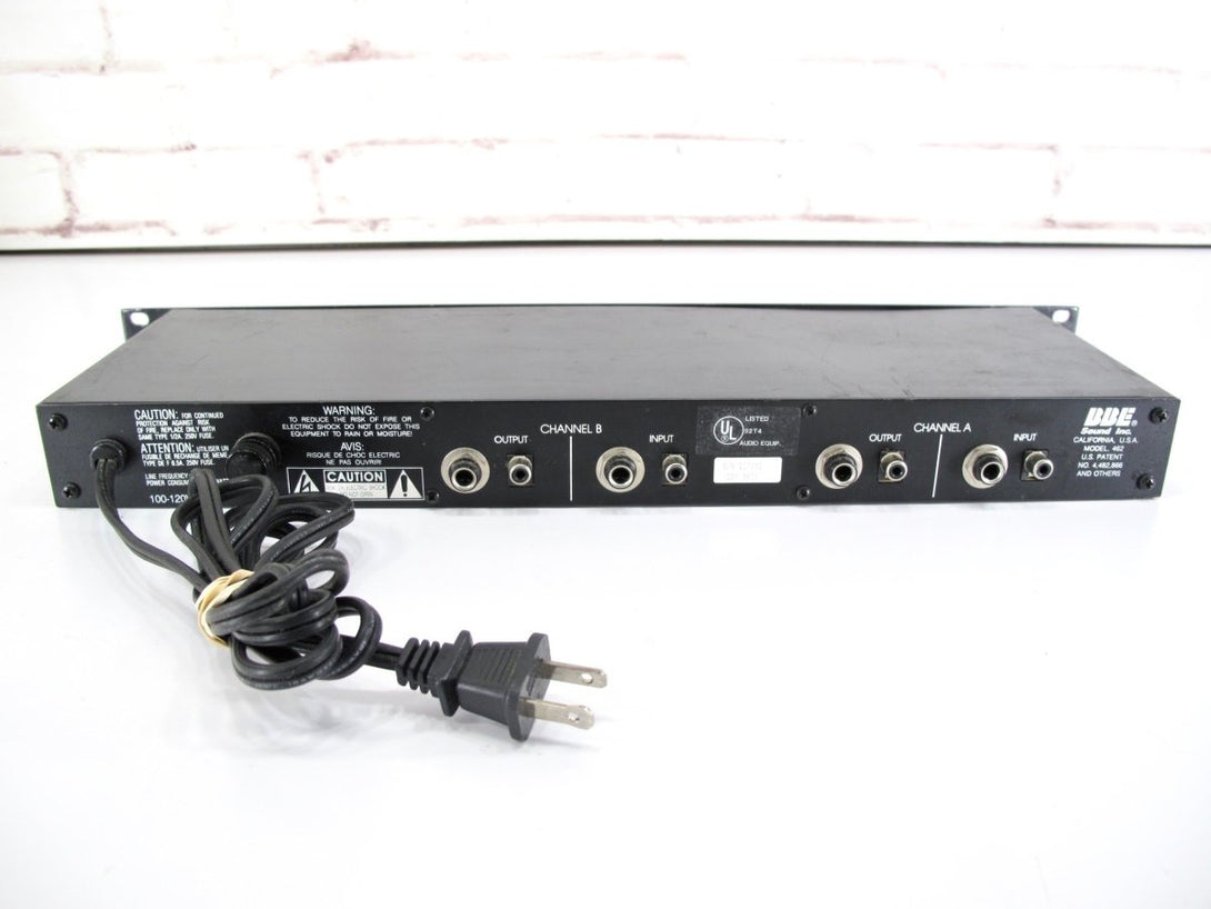 BBE 462 Sonic Maximizer 2 Channel 1U Rackmount Signal Processor - ZeereeZ