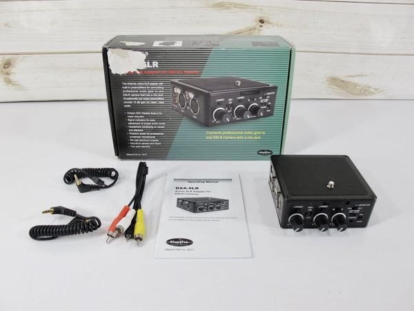 Beachtek DXA - SLR Active Audio Adapter with Preamplifiers and Phantom Power - ZeereeZ