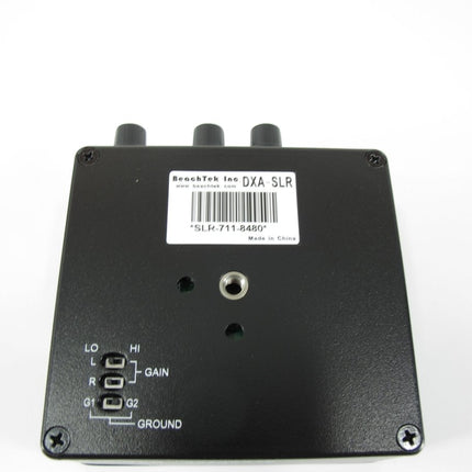 Beachtek DXA - SLR Active Audio Adapter with Preamplifiers and Phantom Power - ZeereeZ