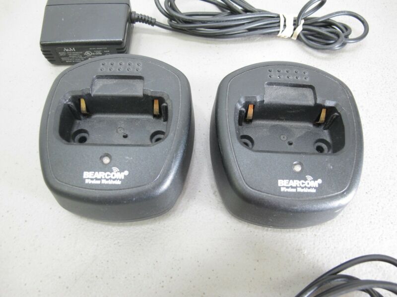 Bearcom Tekk DC - 100 Walkie Talkie Charger Bases Docks with Power Adapters - ZeereeZ