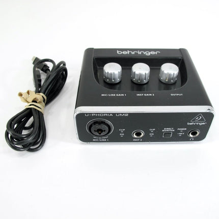 Behringer U - PHORIA UM2 USB Single Channel Audio Interface + XENYX Mic Preamp - ZeereeZ