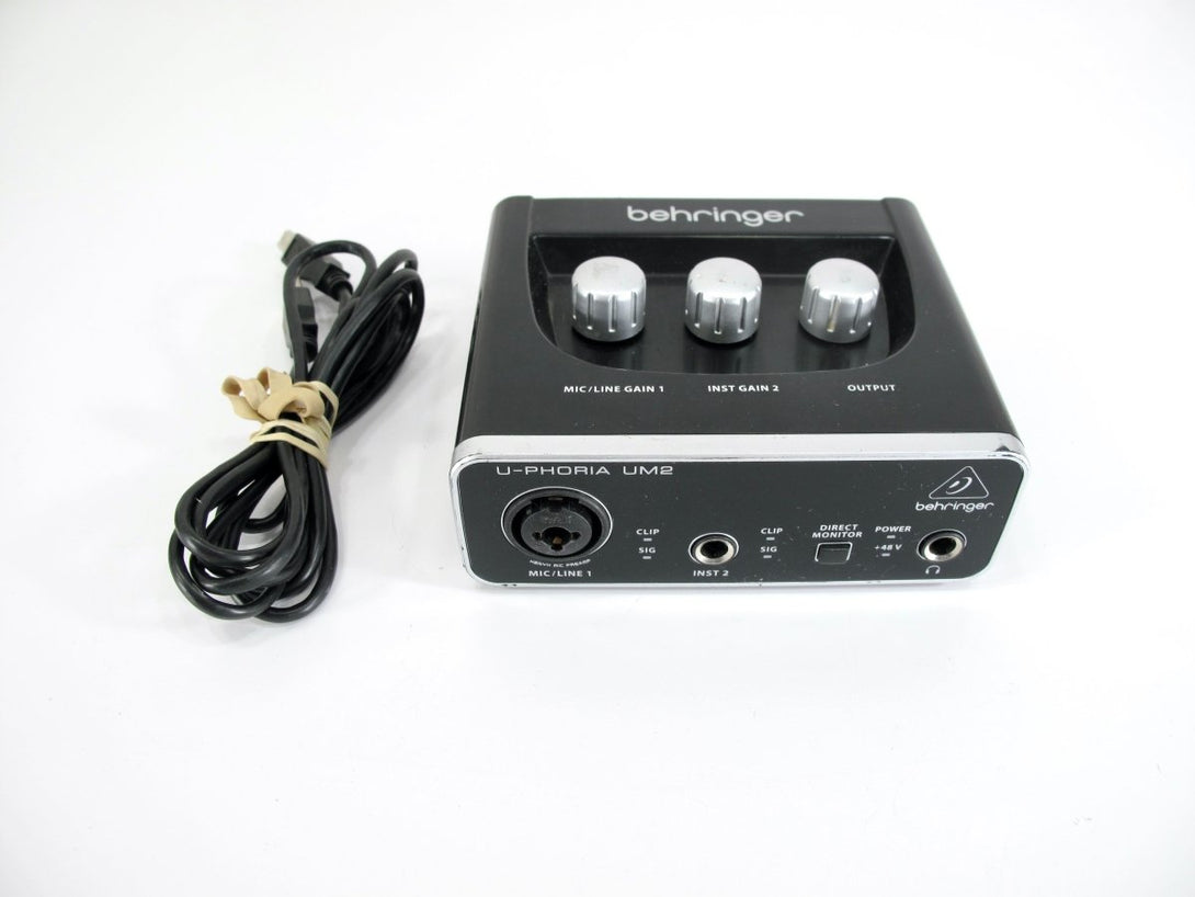 Behringer U - PHORIA UM2 USB Single Channel Audio Interface + XENYX Mic Preamp - ZeereeZ