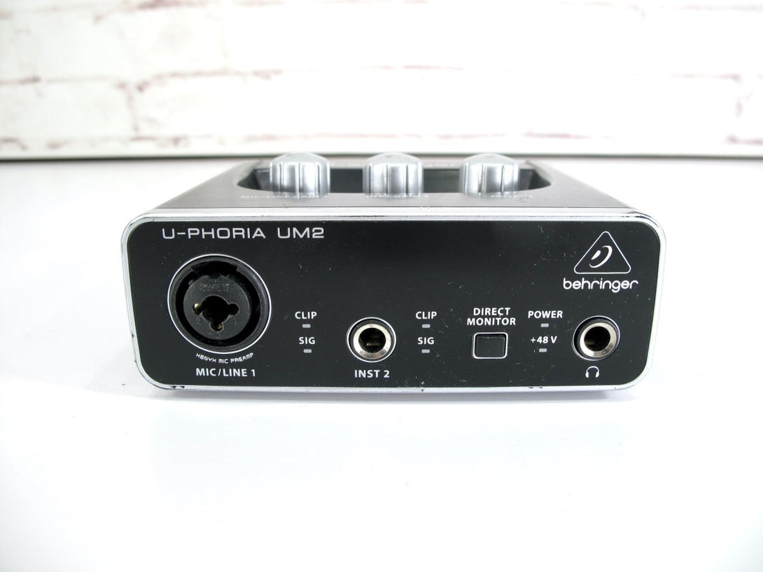 Behringer U - PHORIA UM2 USB Single Channel Audio Interface + XENYX Mic Preamp - ZeereeZ