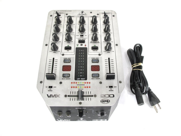 Behringer VMX200 Pro 2 Channel DJ Mixer w/ BPM counter and QRS control - ZeereeZ