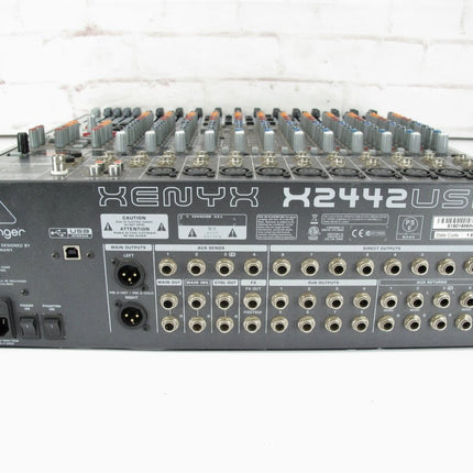 Behringer XENYX X2442USB 24 Channel Input Bus Mixer USB Audio Interface X2442 - ZeereeZ