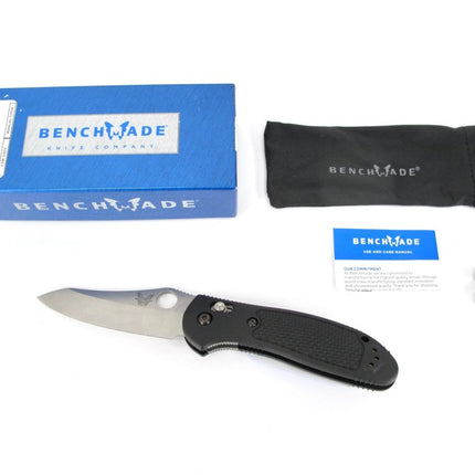 Benchmade 550 - S30V Griptilian Sheepsfoot Satin Plain 3.45" Pocket Knife - ZeereeZ