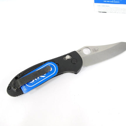 Benchmade 550 - S30V Griptilian Sheepsfoot Satin Plain 3.45" Pocket Knife - ZeereeZ