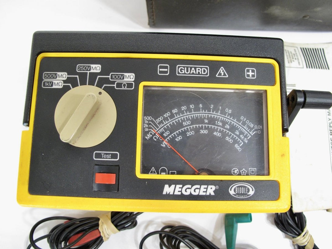 Biddle Megger 212159 Hand Crank Megohmmeter Insulation Tester - ZeereeZ