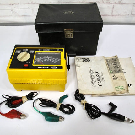 Biddle Megger 212159 Hand Crank Megohmmeter Insulation Tester - ZeereeZ