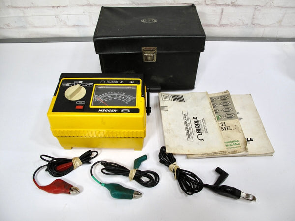 Biddle Megger 212159 Hand Crank Megohmmeter Insulation Tester - ZeereeZ