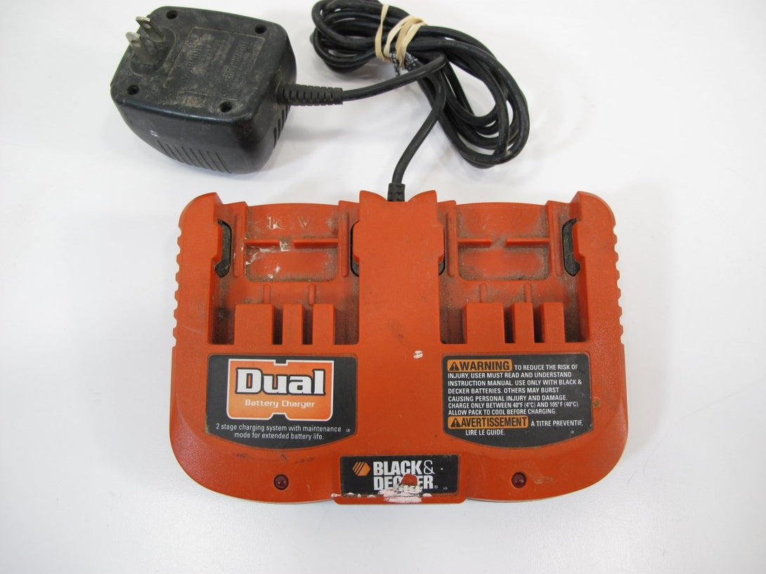 Black & Decker BDDC180 UD - 18V2C 18V Firestorm Dual Power Tool Battery Charger - ZeereeZ