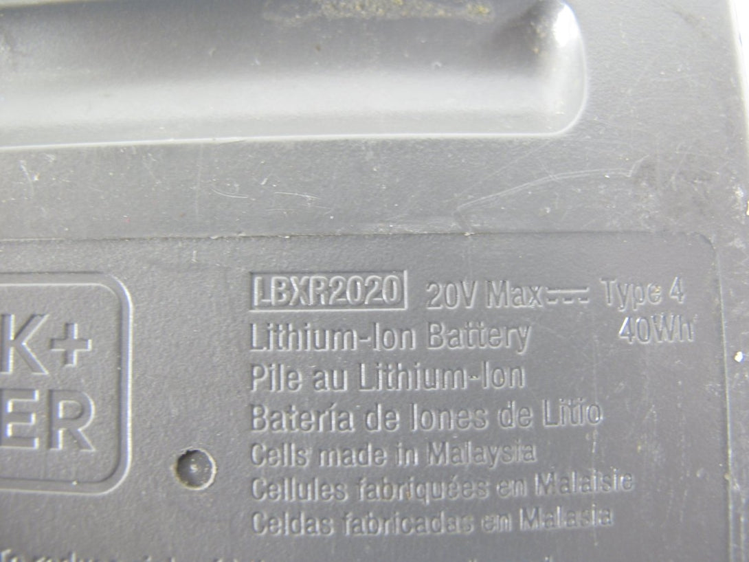 Black & Decker Genuine LBXR2020 20V Max 2.0 AH Lithium - Ion Battery - ZeereeZ