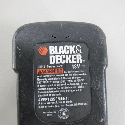 Black & Decker HPB18 18v 18 volt NICAD Genuine Firestorm Tool Battery - ZeereeZ