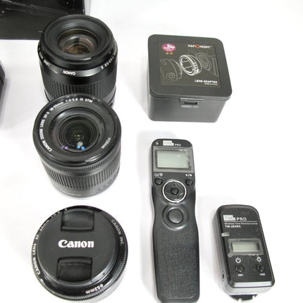Black Magic Cinema Movie Camera 2.5K EF Mount with 3 Lenses - ZeereeZ