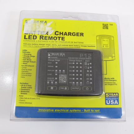 Blue Sea P12 7250 Marine RV Camper Off Grid LED Battery Charger Remote - ZeereeZ