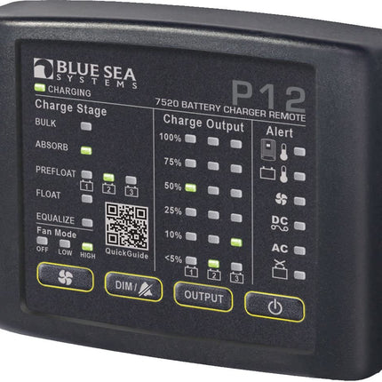 Blue Sea P12 7250 Marine RV Camper Off Grid LED Battery Charger Remote - ZeereeZ