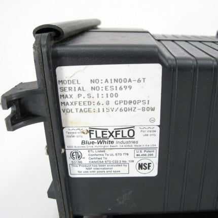 Blue - White Industries A1N20A - 6T Flex Flo A - 100N FlexFlo Peristaltic Pump AC - ZeereeZ