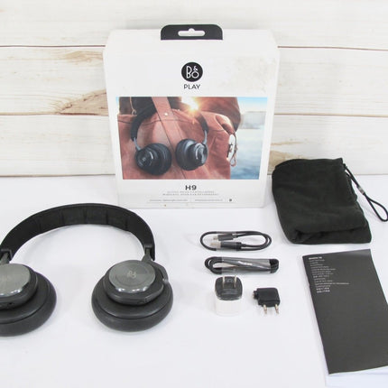 B&O PLAY by Bang & Olufsen BeoPlay H9 Active Noise Cancelling Wireless Bluetooth Touch Control Headphones Black - ZeereeZ