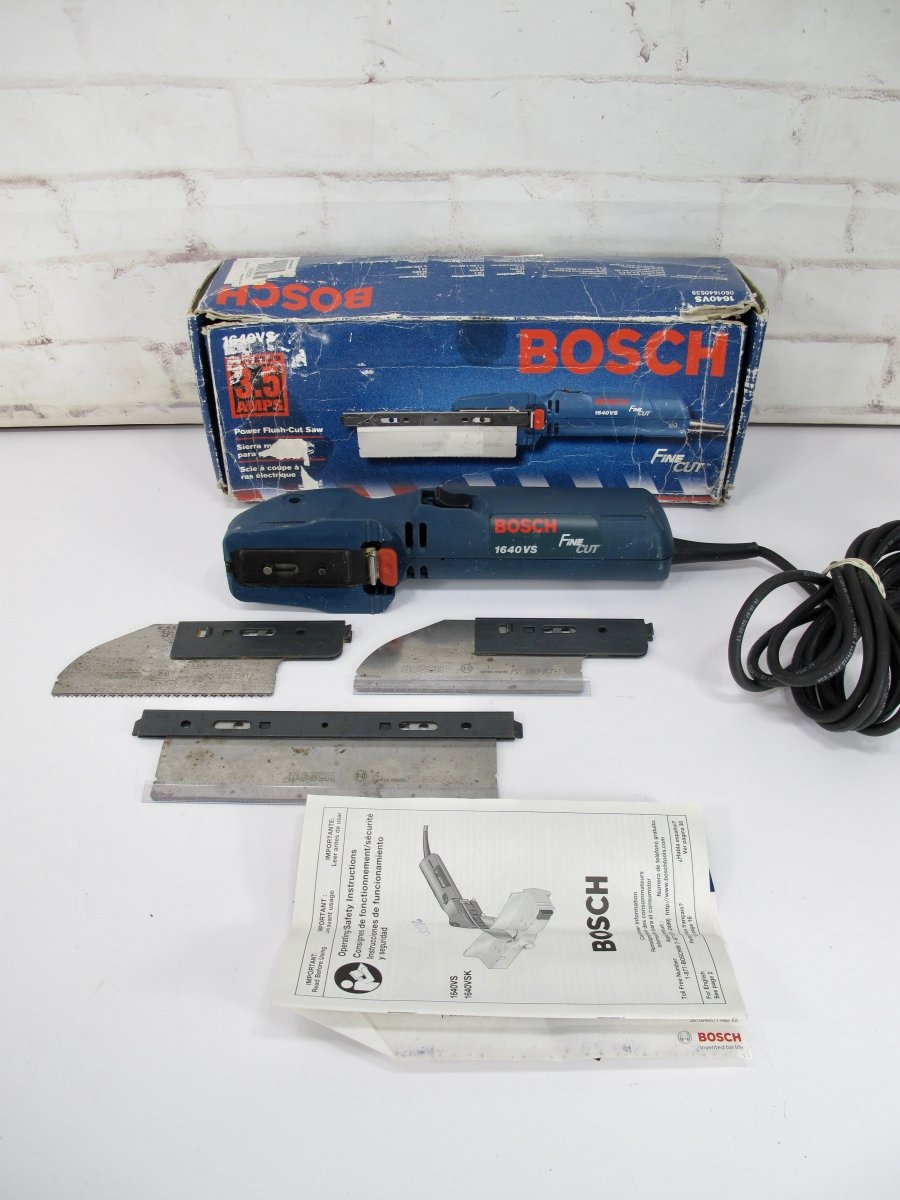 Bosch 1640VS Flush Fine Cut Corded Electric 120V Power Handsaw Electric Saw - ZeereeZ