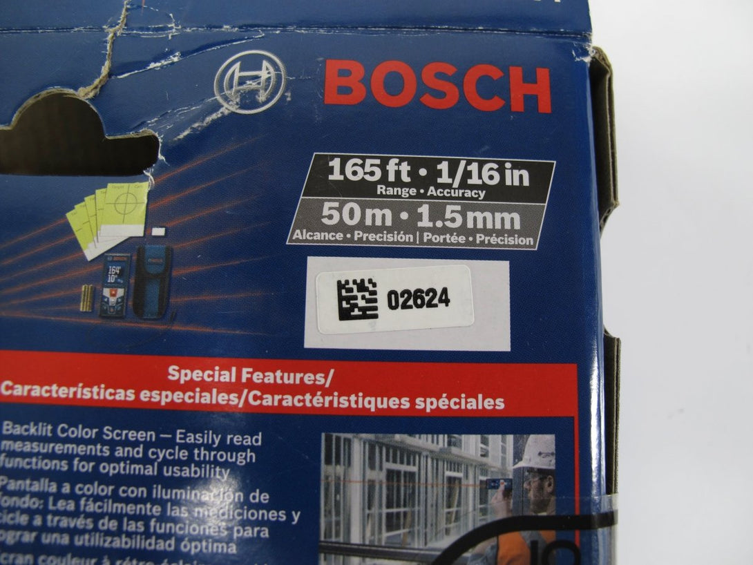 Bosch Blaze GLM 50 CX Bluetooth Color 165ft Laser Distance Measuring Tool - ZeereeZ