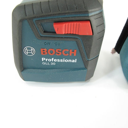 Bosch GLL 30 Self - Leveling Cross - Line Red - Beam High Power Laser Level with Case - ZeereeZ