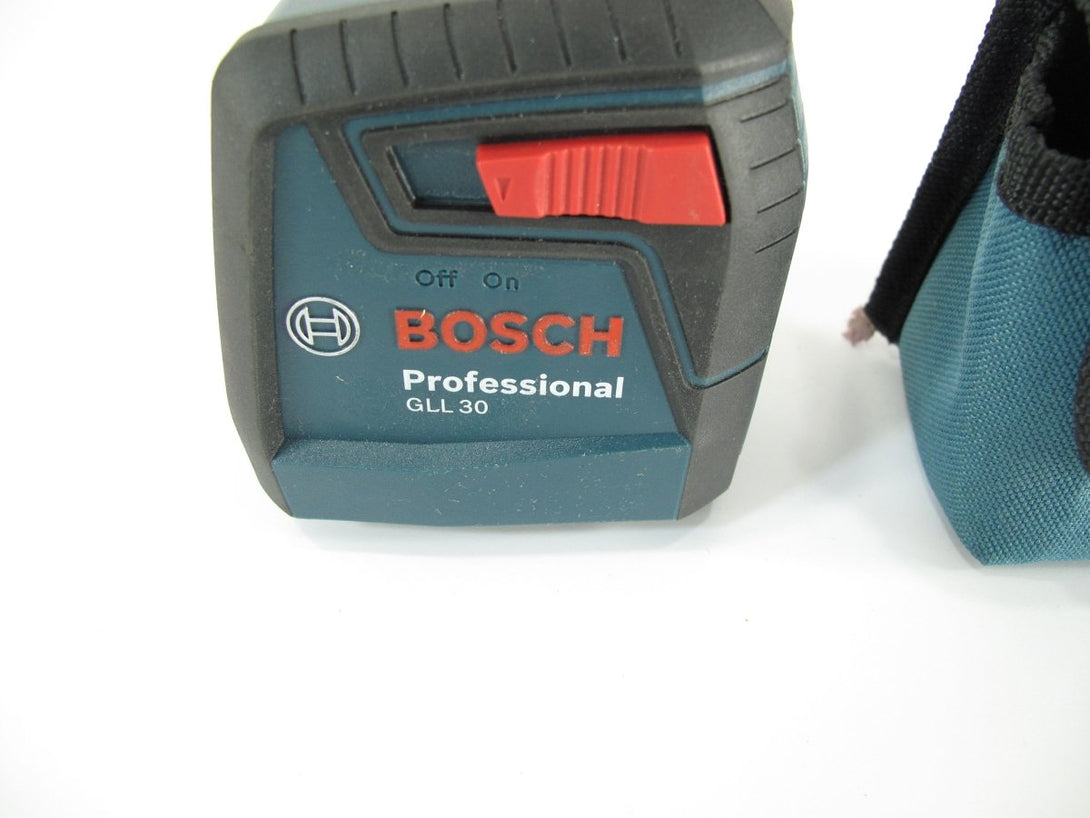 Bosch GLL 30 Self - Leveling Cross - Line Red - Beam High Power Laser Level with Case - ZeereeZ