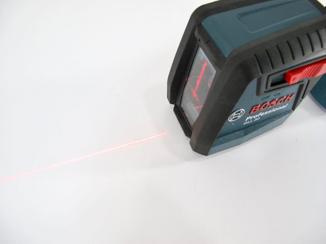 Bosch GLL 30 Self - Leveling Cross - Line Red - Beam High Power Laser Level with Case - ZeereeZ