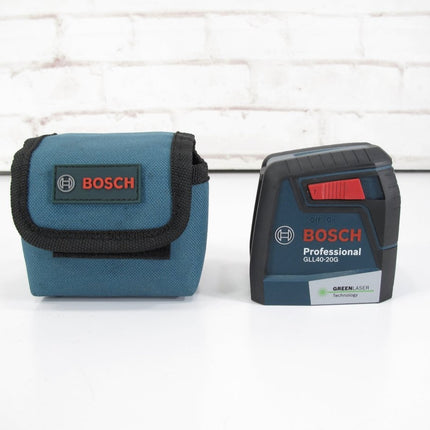 BOSCH GLL40 - 20G Green Beam Self - Leveling Cross - Line Laser 40' Level - ZeereeZ