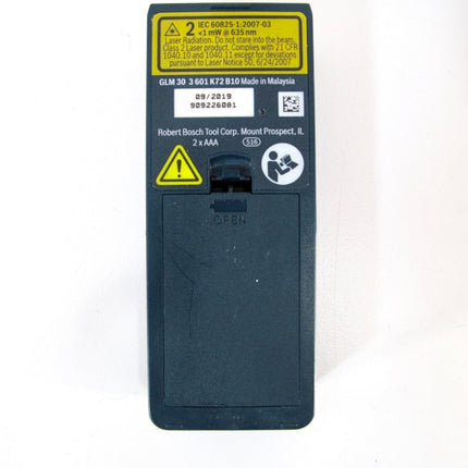 Bosch GLM30 Blaze Laser Distance Meter 100' Range Real Time Backlight - ZeereeZ