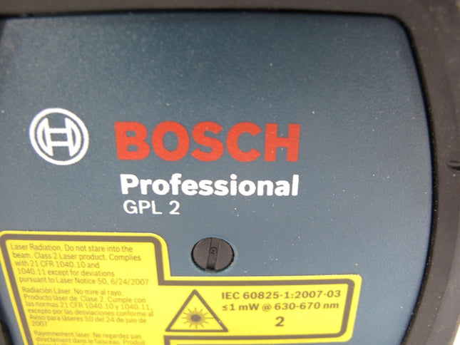 Bosch GPL2 Laser Level 2 Beam Point Self Leveling Red Laser - ZeereeZ