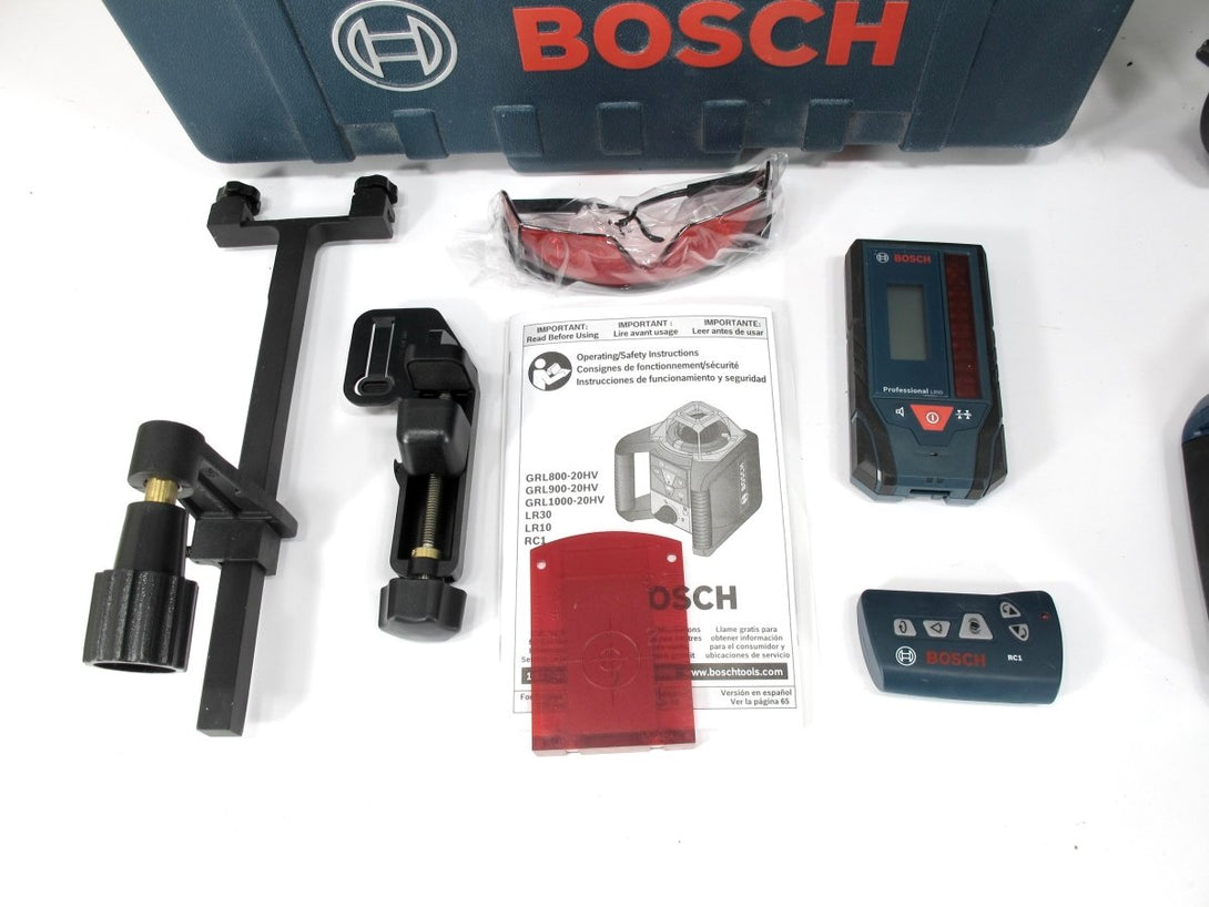 Bosch GRL900 - 20HV Self - Leveling Horizontal/Vertical Rotary Laser Kit - ZeereeZ