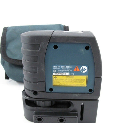 Bosch Professional GLL 2 - 40 Self - Leveling Line Cross 30 Ft Laser Level - ZeereeZ