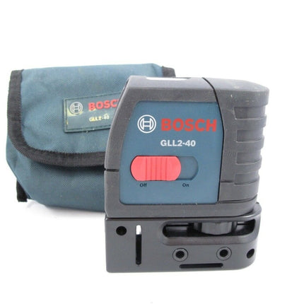 Bosch Professional GLL 2 - 40 Self - Leveling Line Cross 30 Ft Laser Level - ZeereeZ