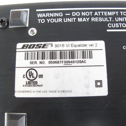 Bose 901 VI Equalizer Ver 2 Compact Active Equalizer Direct Reflecting Speakers - ZeereeZ