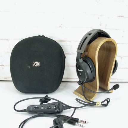 Bose A20 Aviation Flight Headset with Bluetooth Dual Plug Cable and Case - ZeereeZ