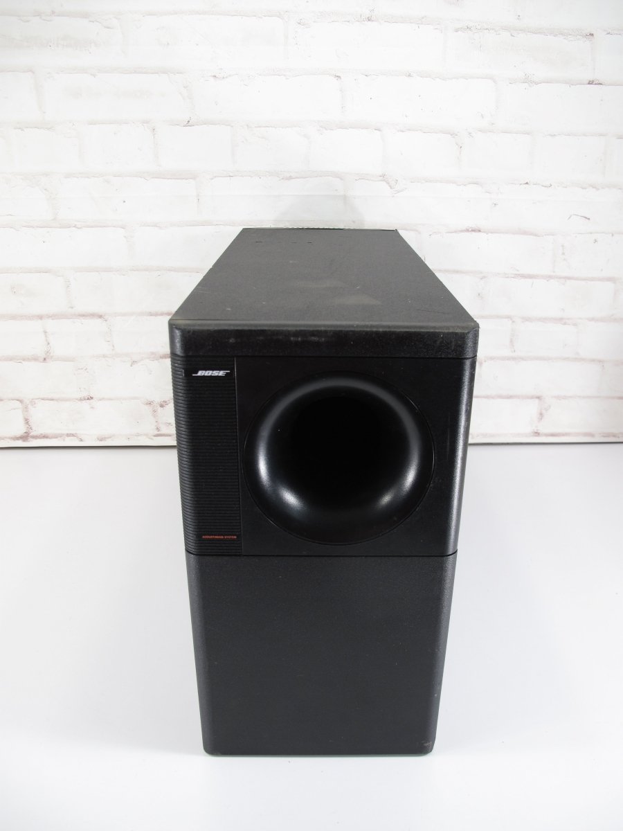 Bose Acoustimass 9 Black 350 Watt Powered Bass Subwoofer Speaker No Cords - ZeereeZ