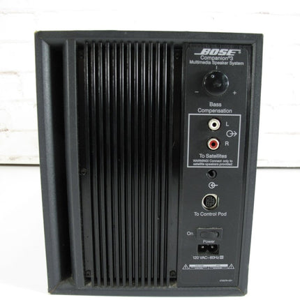 Bose Companion 3 Multimedia Computer Speaker System Acoustimass Subwoofer - ZeereeZ