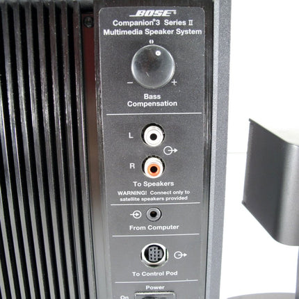 Bose Companion 3 Series II Multimedia Computer Speaker System Home Media/Music - ZeereeZ