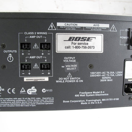 Bose FreeSpace E - 4 Business / Retail 4 Channel Music System Power Amplifier - ZeereeZ