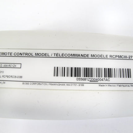 Bose RCPMCIII - 27 Personal Music Center III OEM Remote Control - ZeereeZ