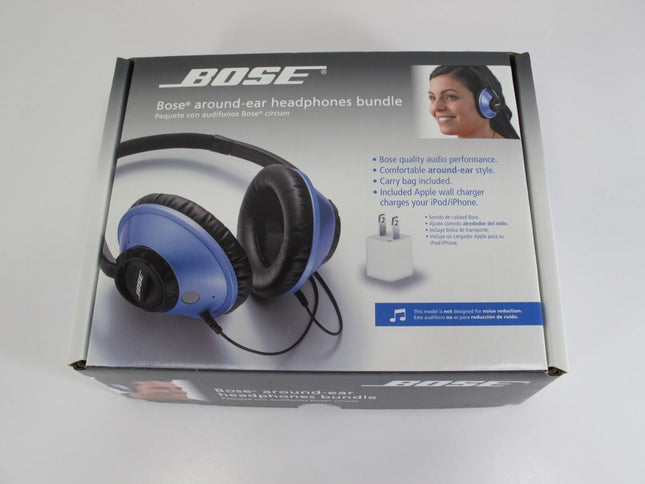 Bose TriPort Blue Glacier On Ear Stereo Headphones New - ZeereeZ