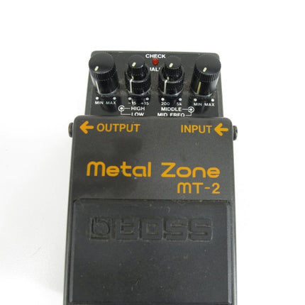 Boss MT - 2 Metal Zone Guitar Distortion Effects Pedal - ZeereeZ