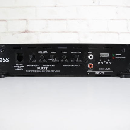 Boss R1100M Riot MOSFET Monoblock 1100 Watt Car Audio Amplifier Black - ZeereeZ